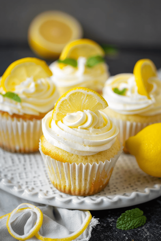 Lemon Cupcake with Lemon Buttercream