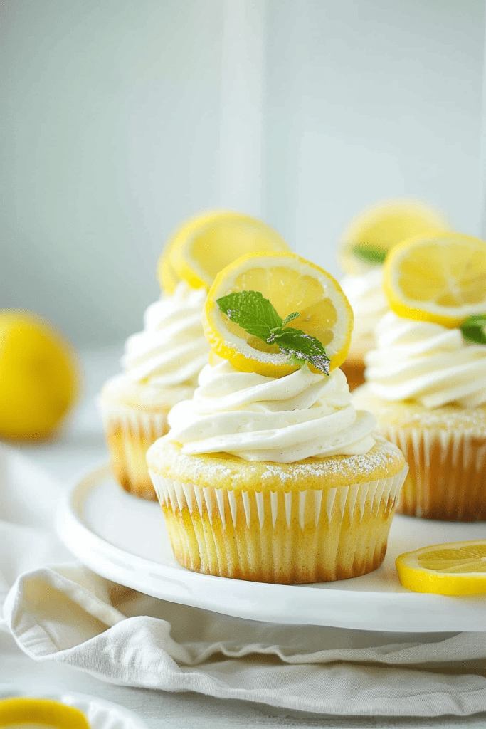 Lemon Cupcakes with Lemon Buttercream Recipes