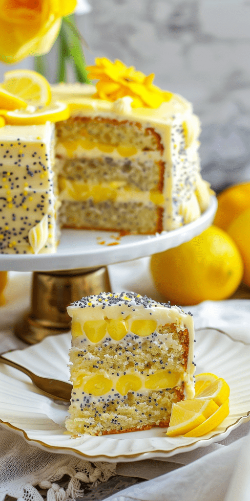 Lemon Poppy Seed Cake