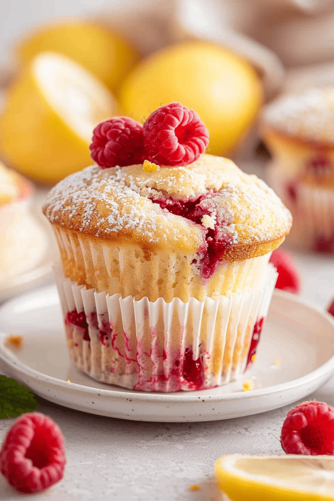 Lemon Raspberry Muffin