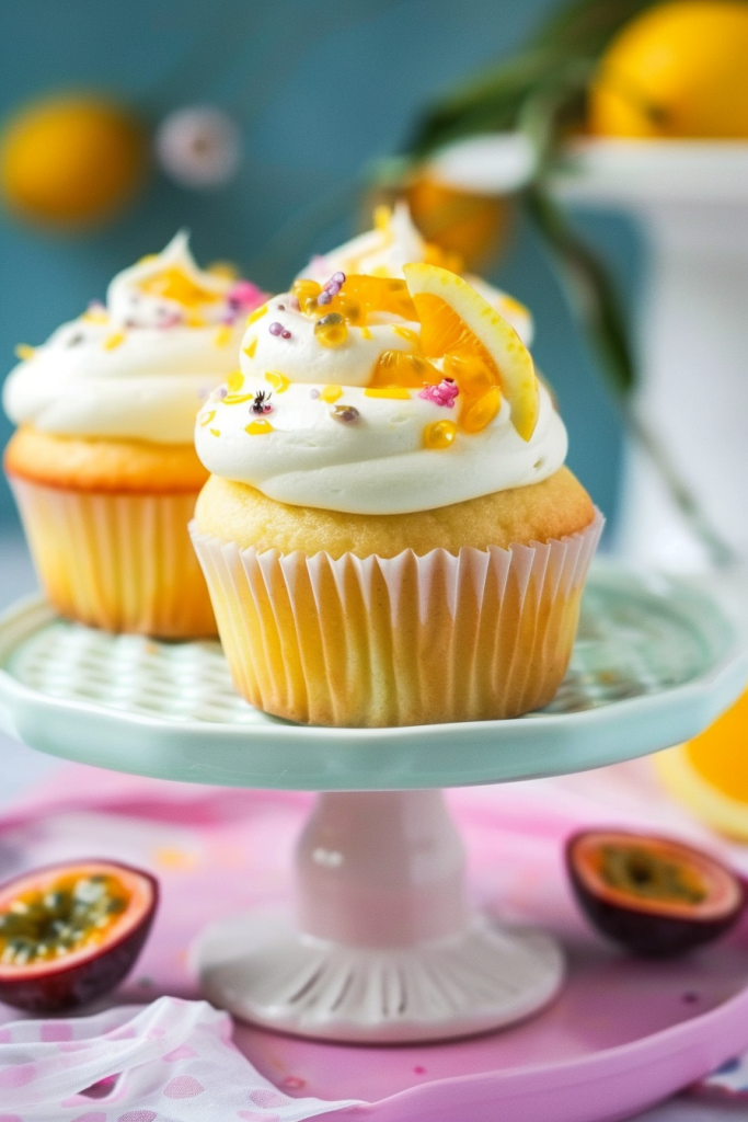 Lemon and Passion Fruit Cupcakes Recipe