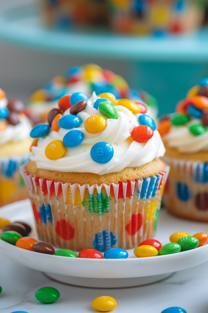 M&M Cupcake