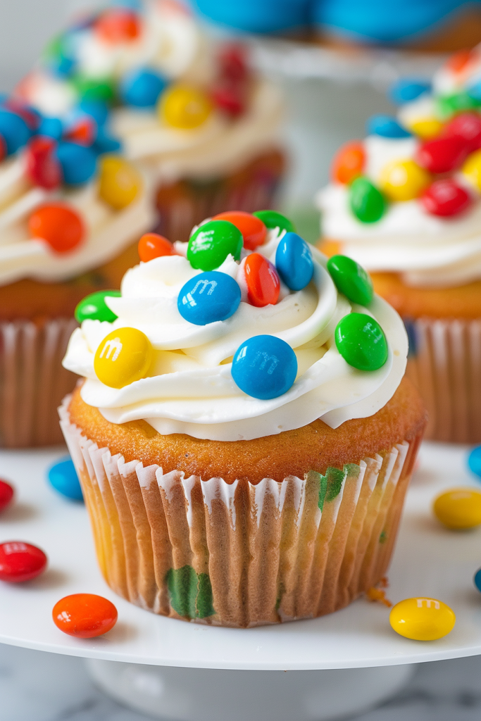 M&M Cupcakes