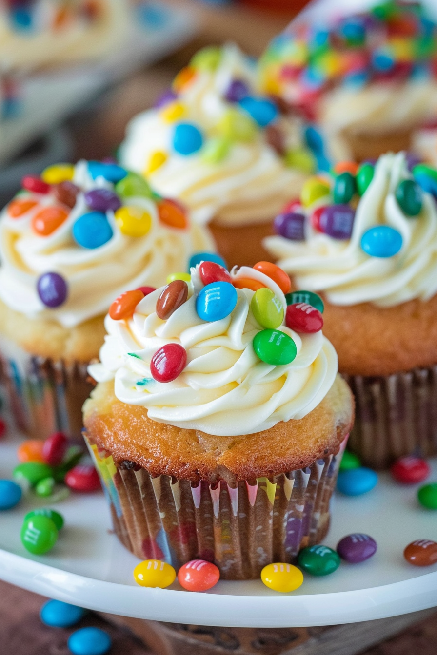 M&M Cupcakes Recipe