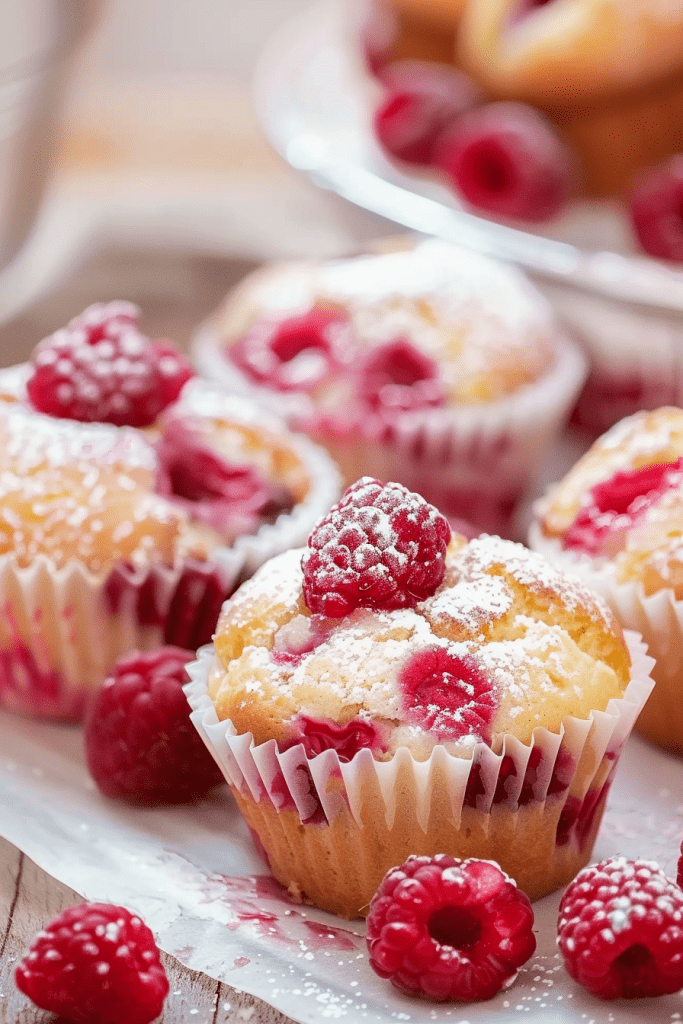 Making Raspberry Muffins