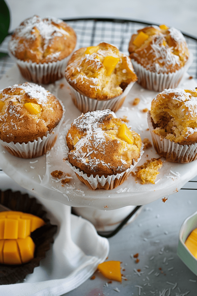 Mango Coconut Muffins