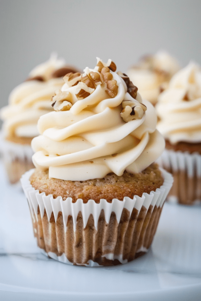 Maple Butter Pecan Cupcakes