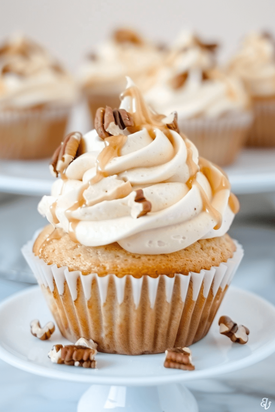 Maple Butter Pecan Cupcakes Recipe