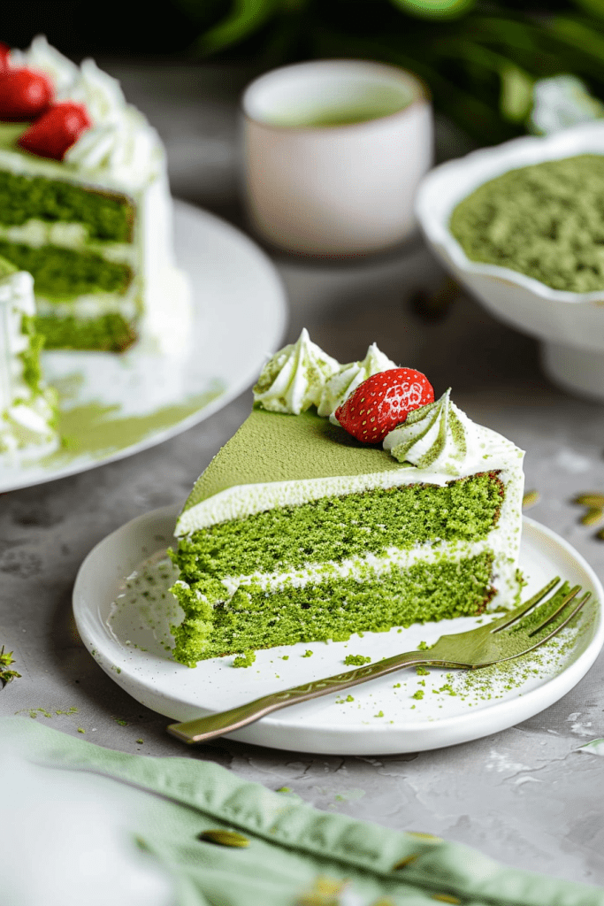 Matcha Green Tea Cake