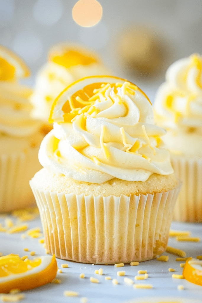 Mimosa Cupcakes