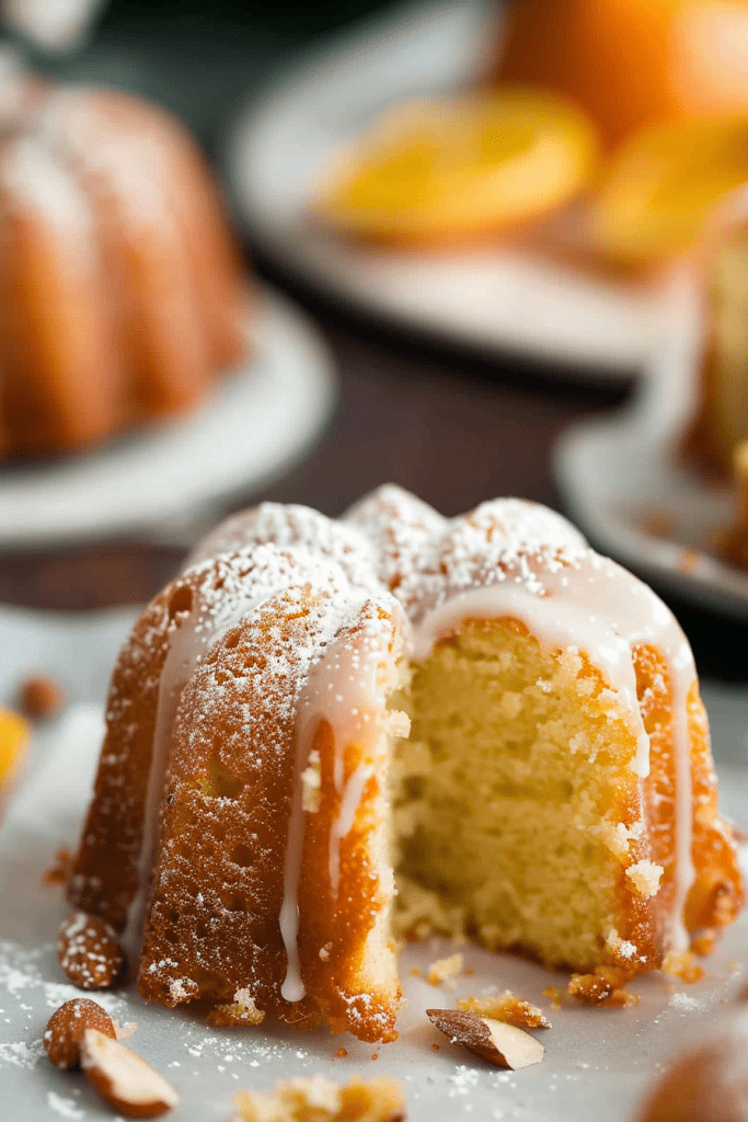 Mini Almond Bundt Cakes