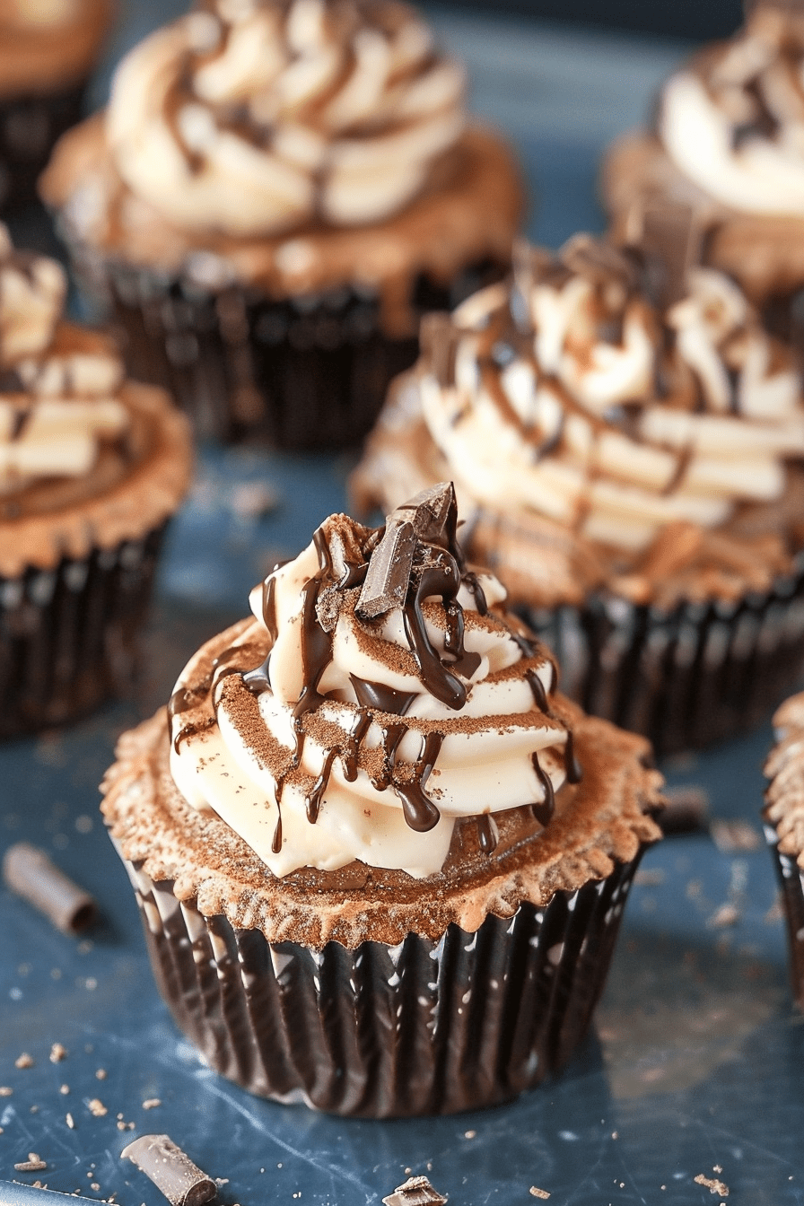 Mini Baileys Chocolate Cheesecakes Recipe