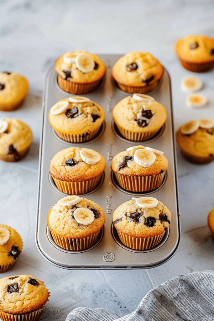 Mini Banana Muffins