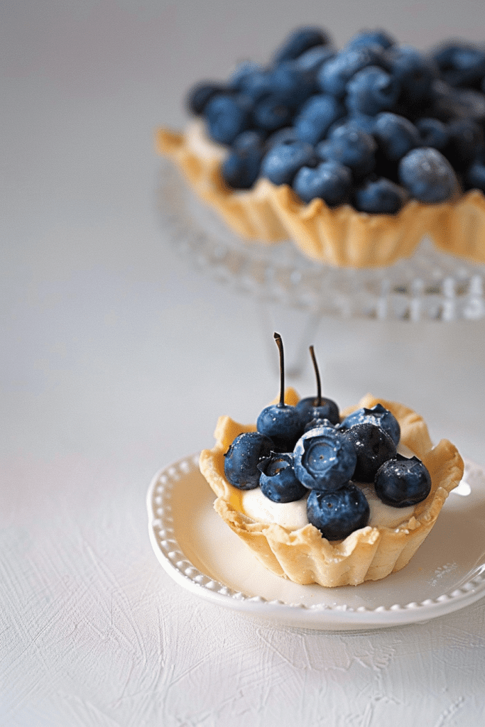 Mini Blueberry Cheesecake Tartlet