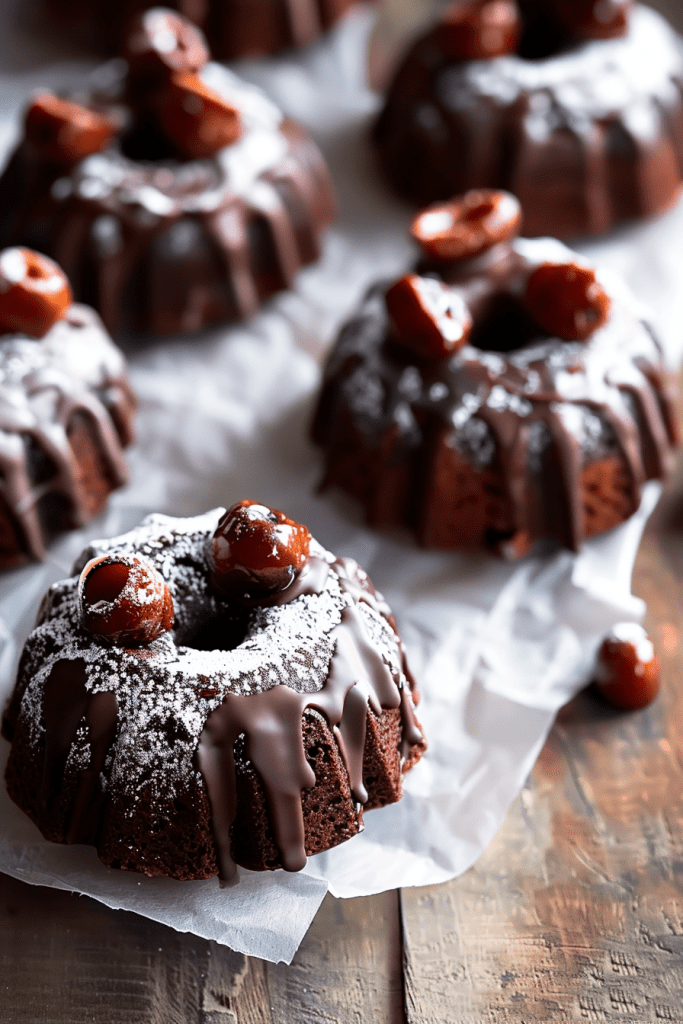 Mini Chocolate Bundt Cake