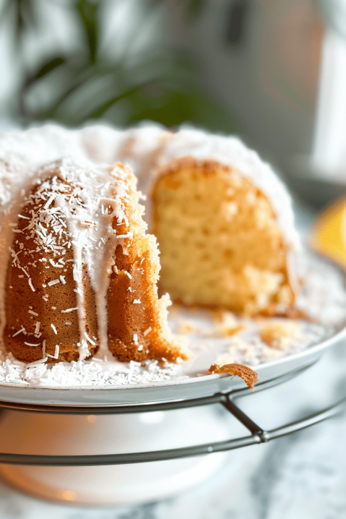 Mini Coconut Bundt Cake