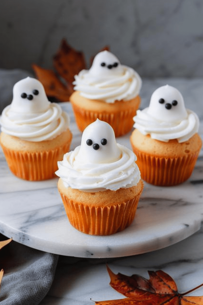 Mini Ghost Cupcakes Recipe