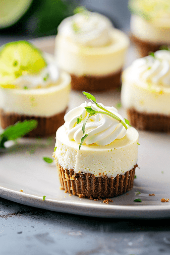 Mini Key Lime Cheesecake