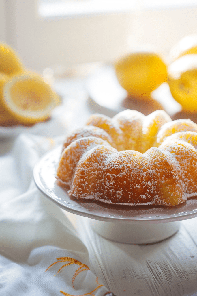 Mini Meyer Lemon Bundt Cake Recipes