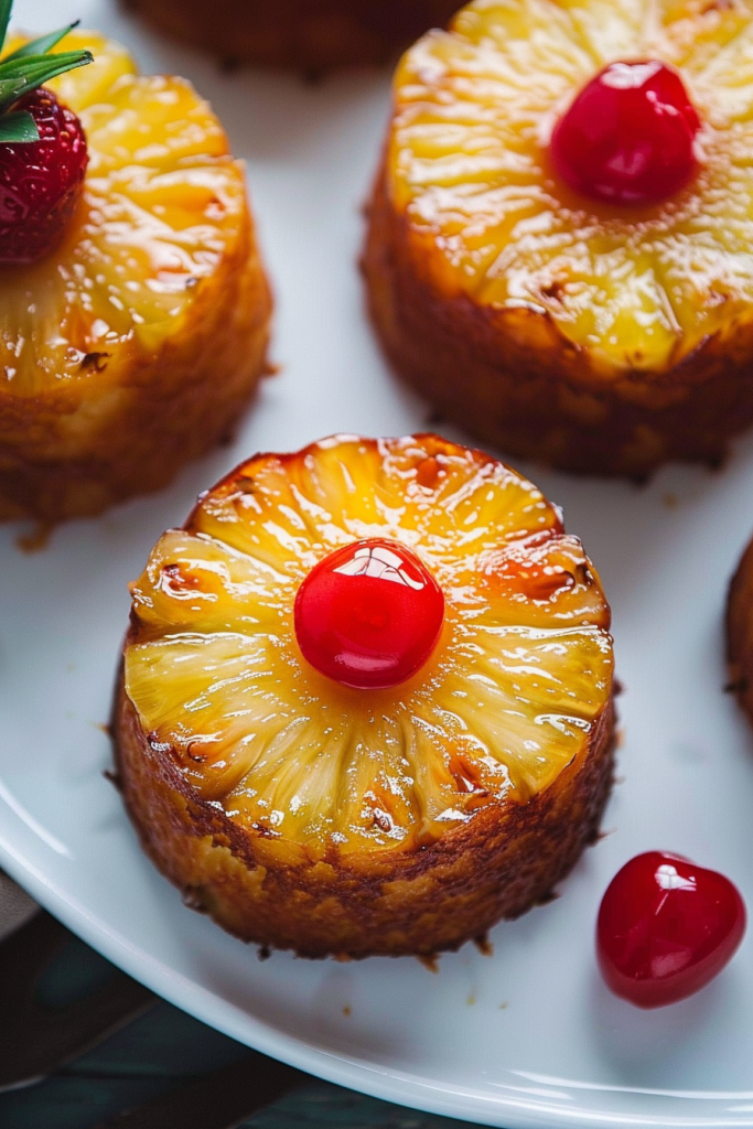 Mini Pineapple Upside-Down Cakes Recipe