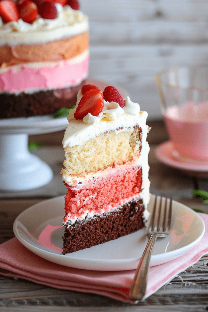 Neapolitan Cake recipe