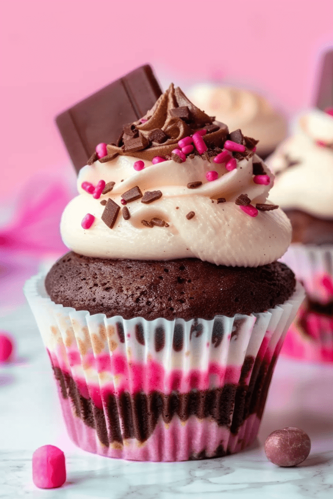 Neapolitan Cupcakes