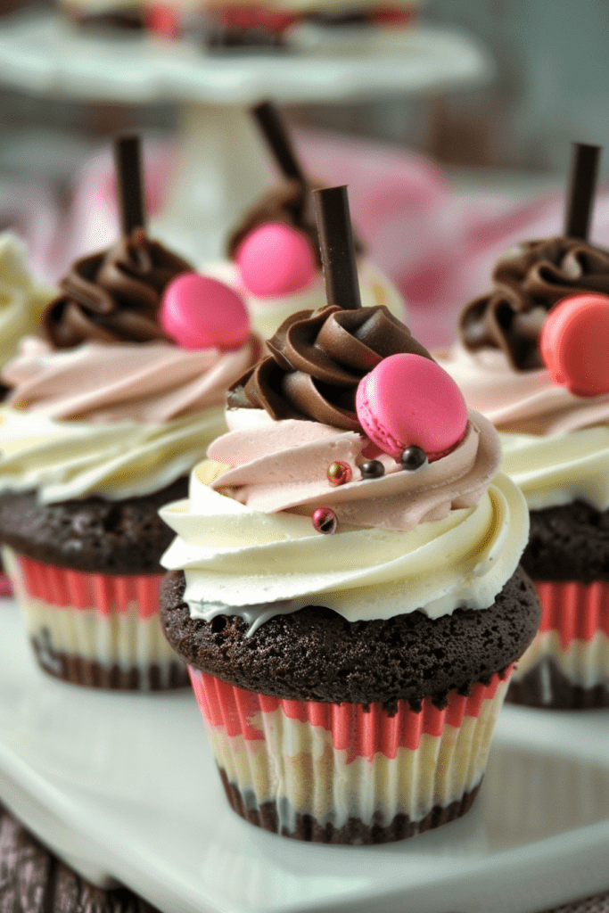 Neapolitan Cupcakes Recipes