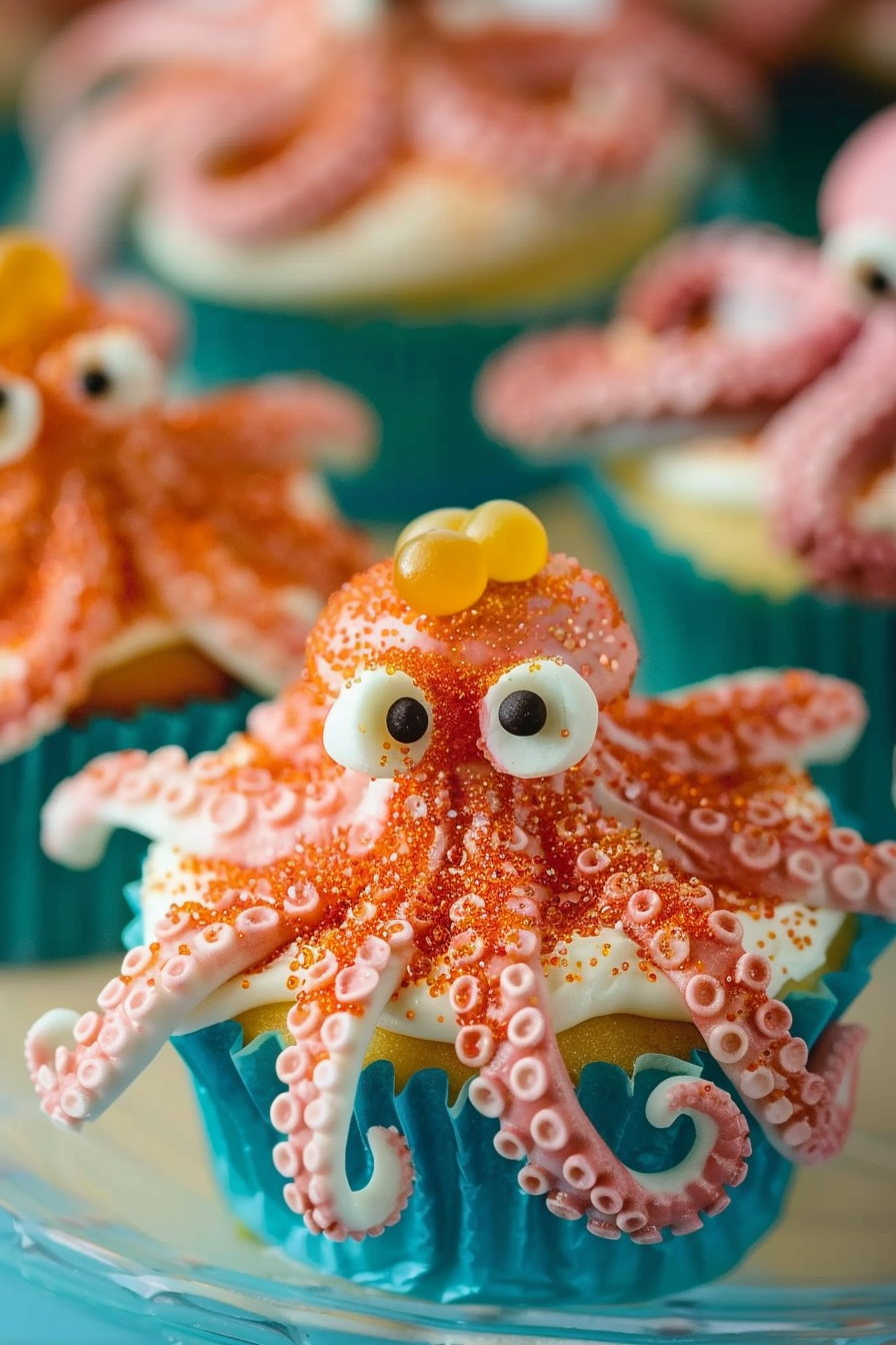 Octopus Cupcakes Recipe