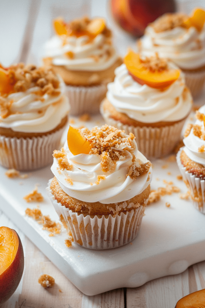 Peach Pie Cupcake