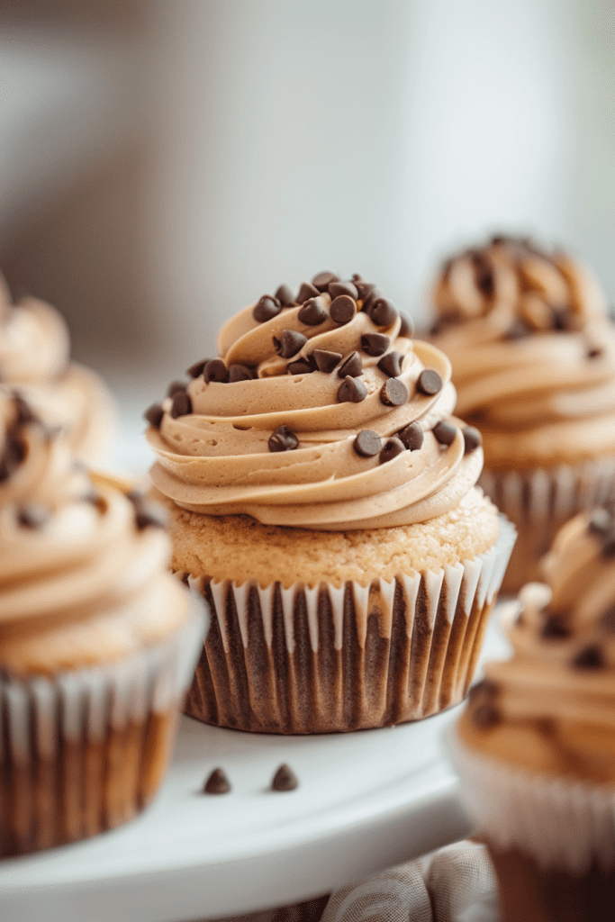 Peanut Butter Chocolate Chip Cupcakes Recipe