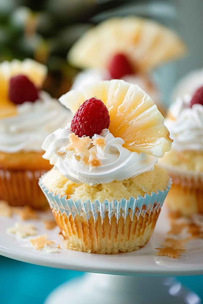 Pina Colada Cupcake