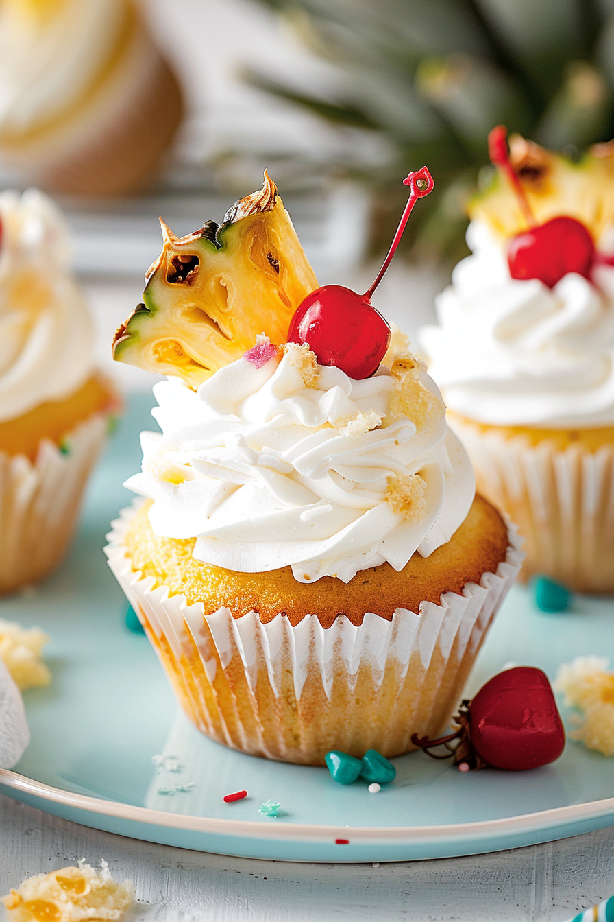 Pina Colada Cupcakes Recipe