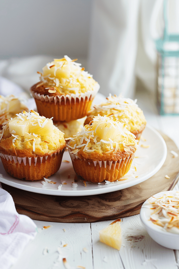 Pineapple Coconut Muffins