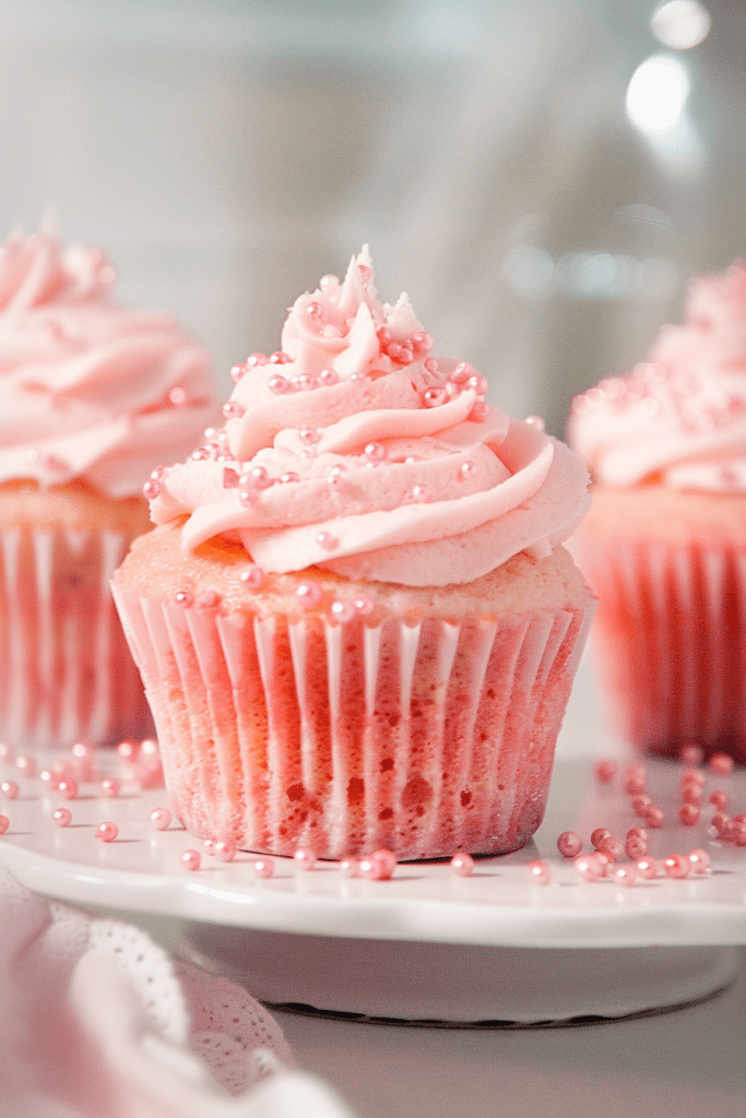 Pink Champagne Cupcakes & Buttercream Recipe