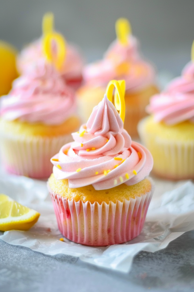 Pink Lemonade Cupcakes