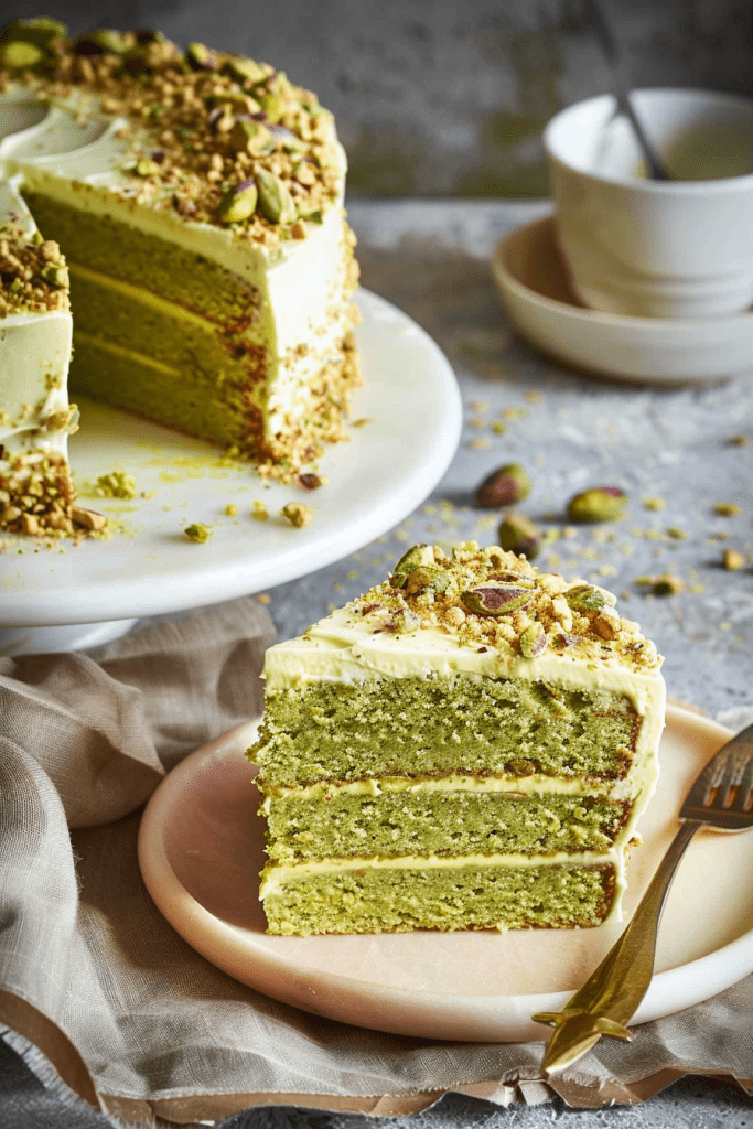 Pistachio cakes