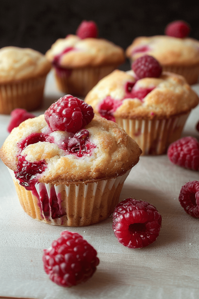 Raspberry Cream Cheese Muffins