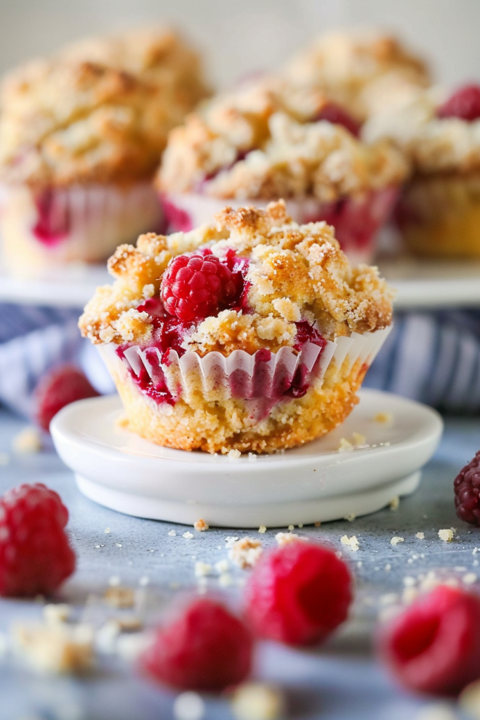 Raspberry Crumb Muffin