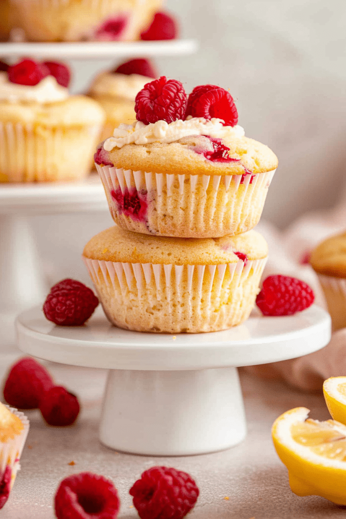 Raspberry Lemon Cream Cheese Muffin