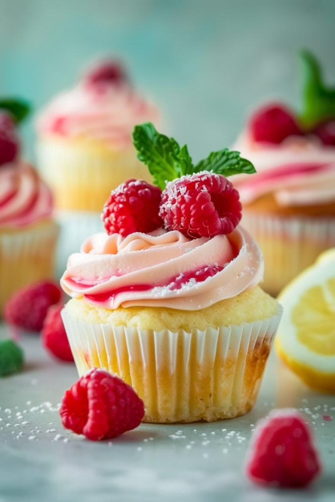 Raspberry Lemon Cupcakes