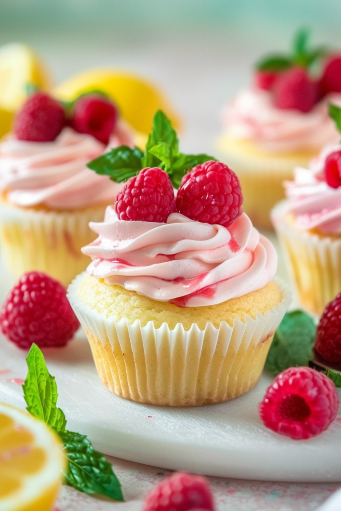 Raspberry Lemon Cupcakes Recipe