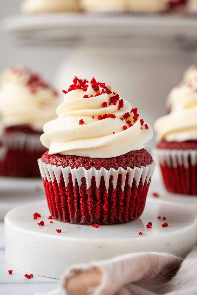 Red Velvet Cream Cheese Cupcakes