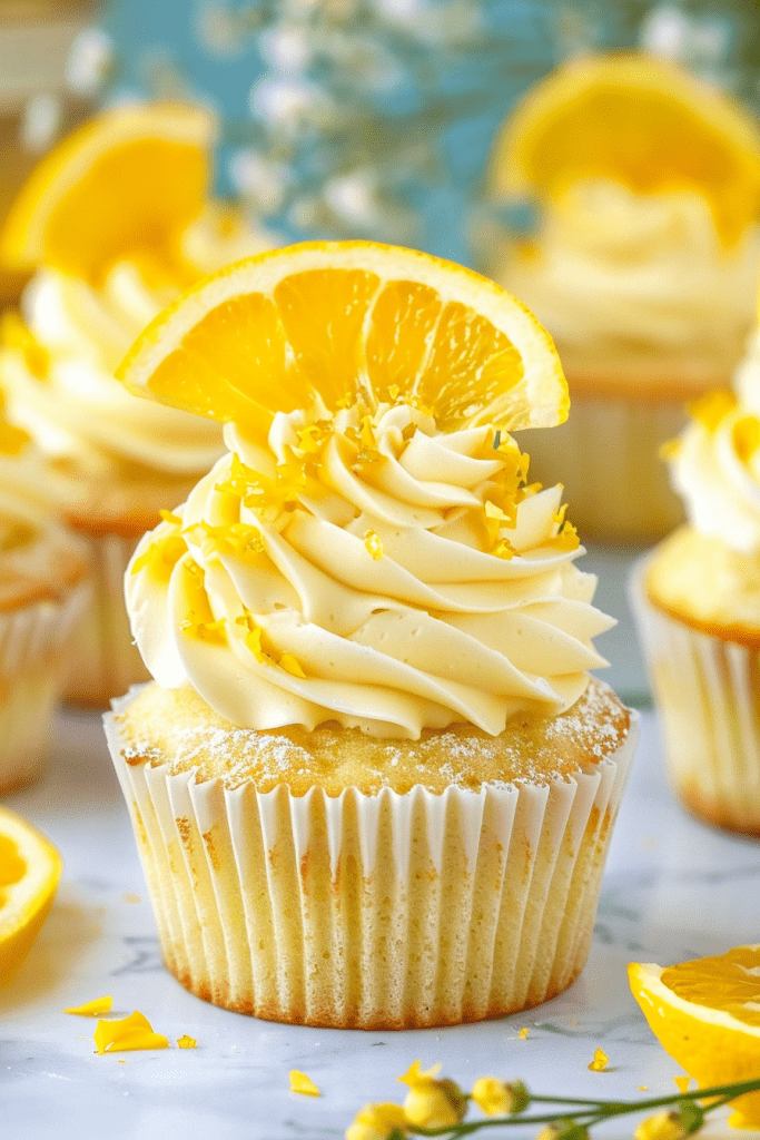 Serving Mimosa Cupcakes Recipes