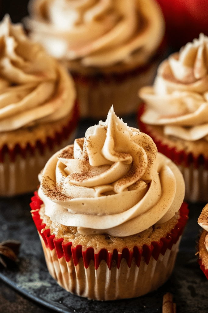 Serving Apple Cider Cupcakes Recipe