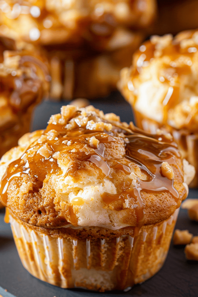 Serving Caramel Butterscotch Muffins