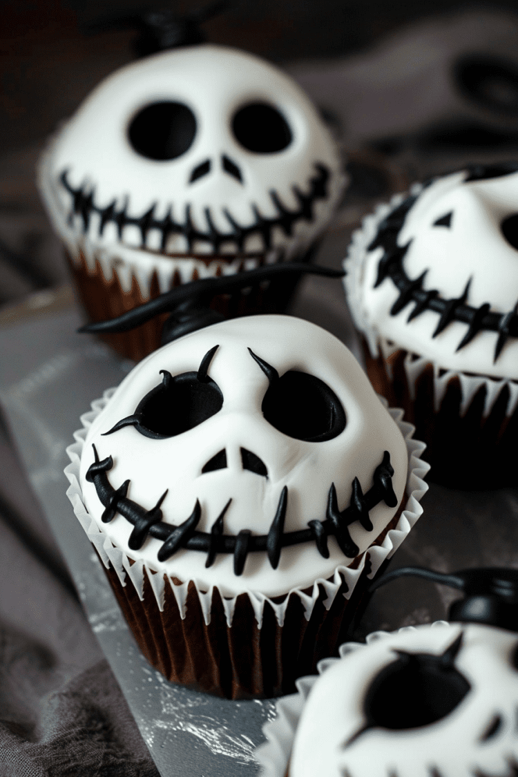 Spooky & Sweet Jack Skellington Cupcakes Recipe Guide