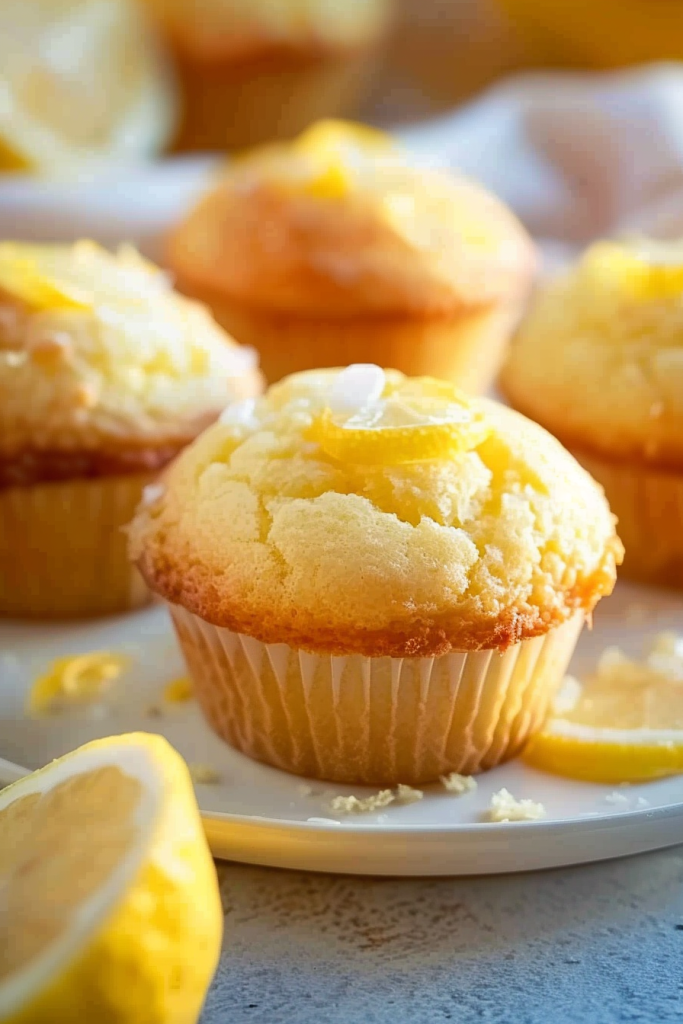 Serving Lemon Muffins