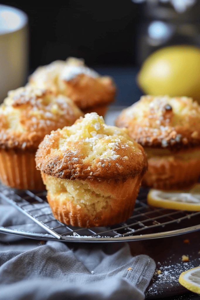 Serving Lemon Ricotta Muffins