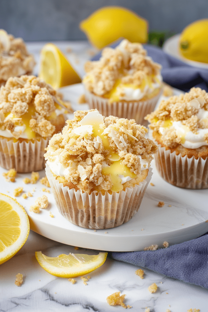 Serving Lemon Streusel Muffins