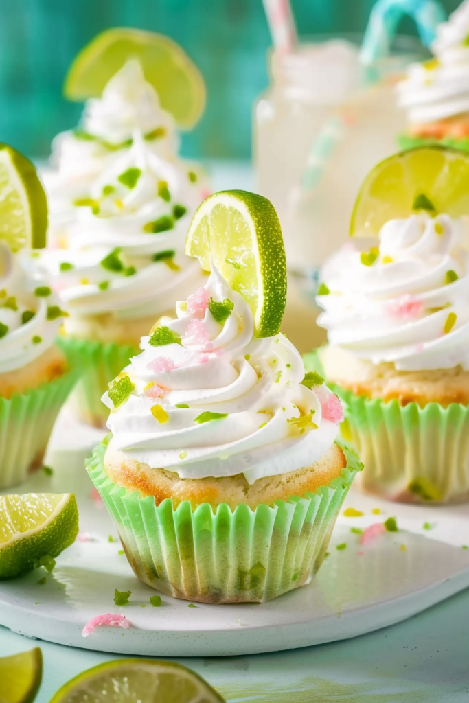 Serving Margarita Cupcakes